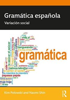 Gramática española: Variación social, 1st Edition