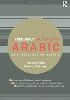 A Frequency Dictionary of Arabic 