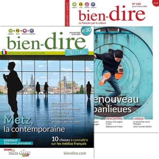 Bien-dire and Bien-dire Initial French Audio Magazines (Exclusive Combined Subscription Offer + Free Meeting the French)