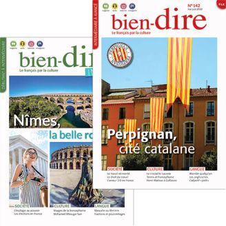 Bien-dire and Bien-dire Initial French Audio Magazines (Exclusive Combined Subscription Offer + Discount + Free French Pronunciation Course)