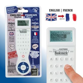 Electronic Dictionary Bookmark Bilingual (French-English, English-French)