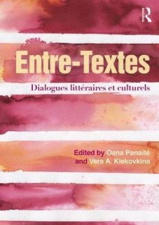 Entre-Textes: Dialogues littéraires et culturels