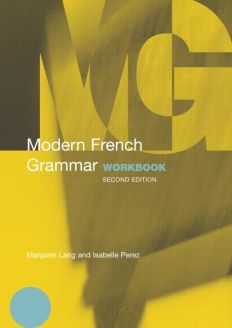 Modern French Grammar Workbook, Second Edition